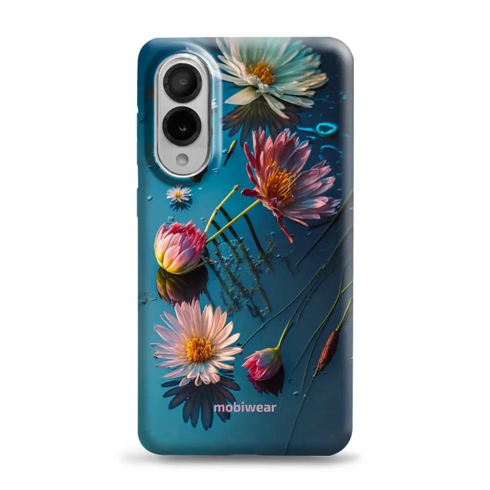 Odolný obal Mobiwear Elite Pro - Samsung Galaxy S25 Edge - E013E Květy na hladině