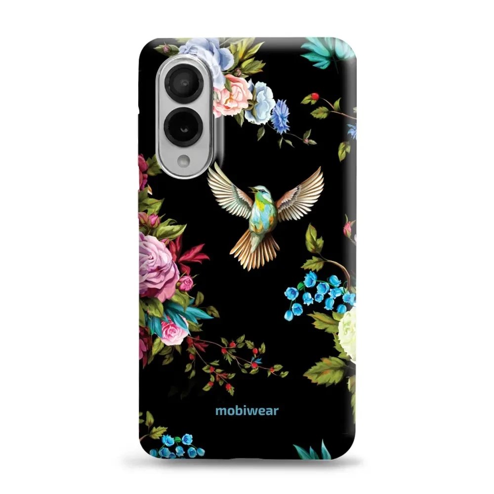 Odolný obal Mobiwear Elite Pro - Samsung Galaxy S25 Edge - ED09E Ptáček a květy