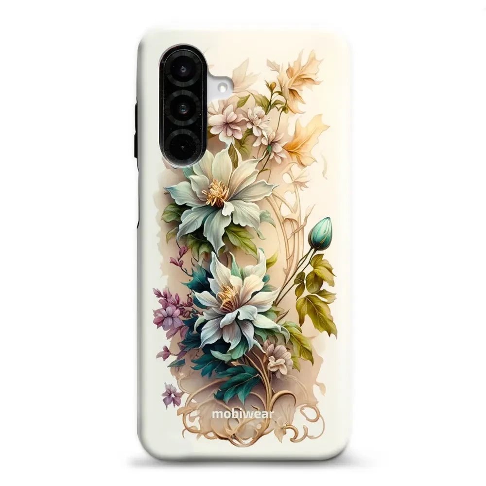 Odolný obal Mobiwear Elite Pro - Samsung Galaxy A26 5G - E014E Krémové květy