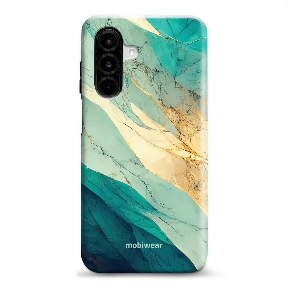 Odolný obal Mobiwear Elite Pro - Samsung Galaxy A26 5G - EP37E Zlatavý a zelenkavý mramor