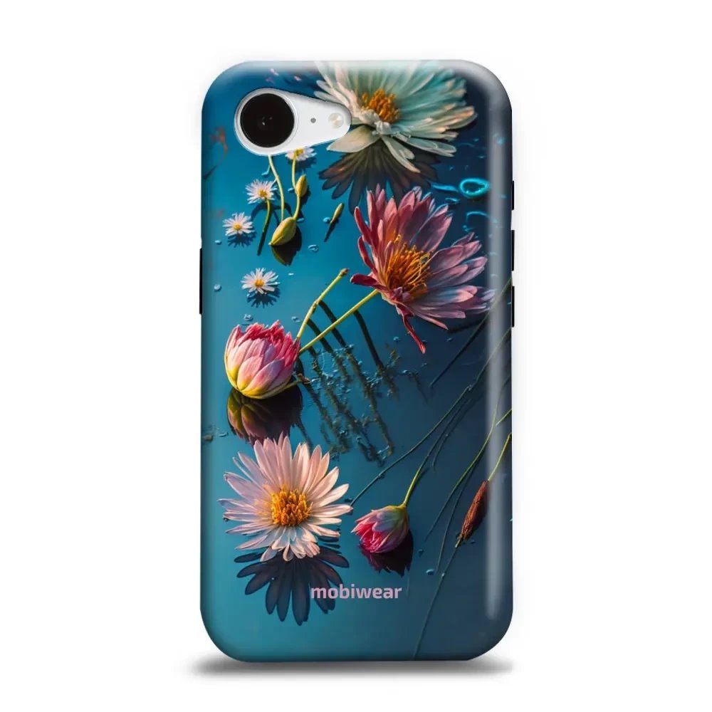 Odolný obal Mobiwear Elite Pro - Apple iPhone 16e / iPhone 17e - E013E Květy na hladině