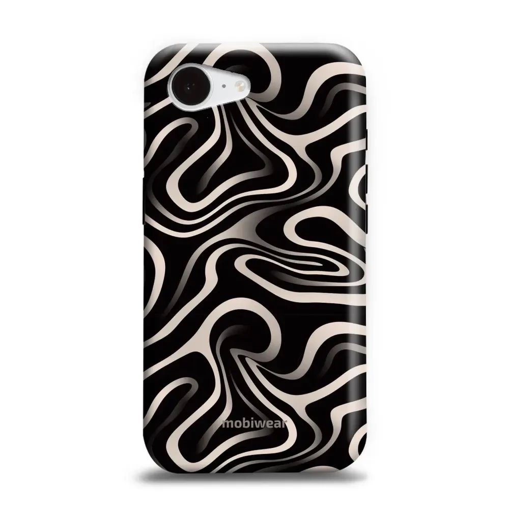 Odolný obal Mobiwear Elite Pro - Apple iPhone 16e / iPhone 17e - EA68E Vlnky a linky