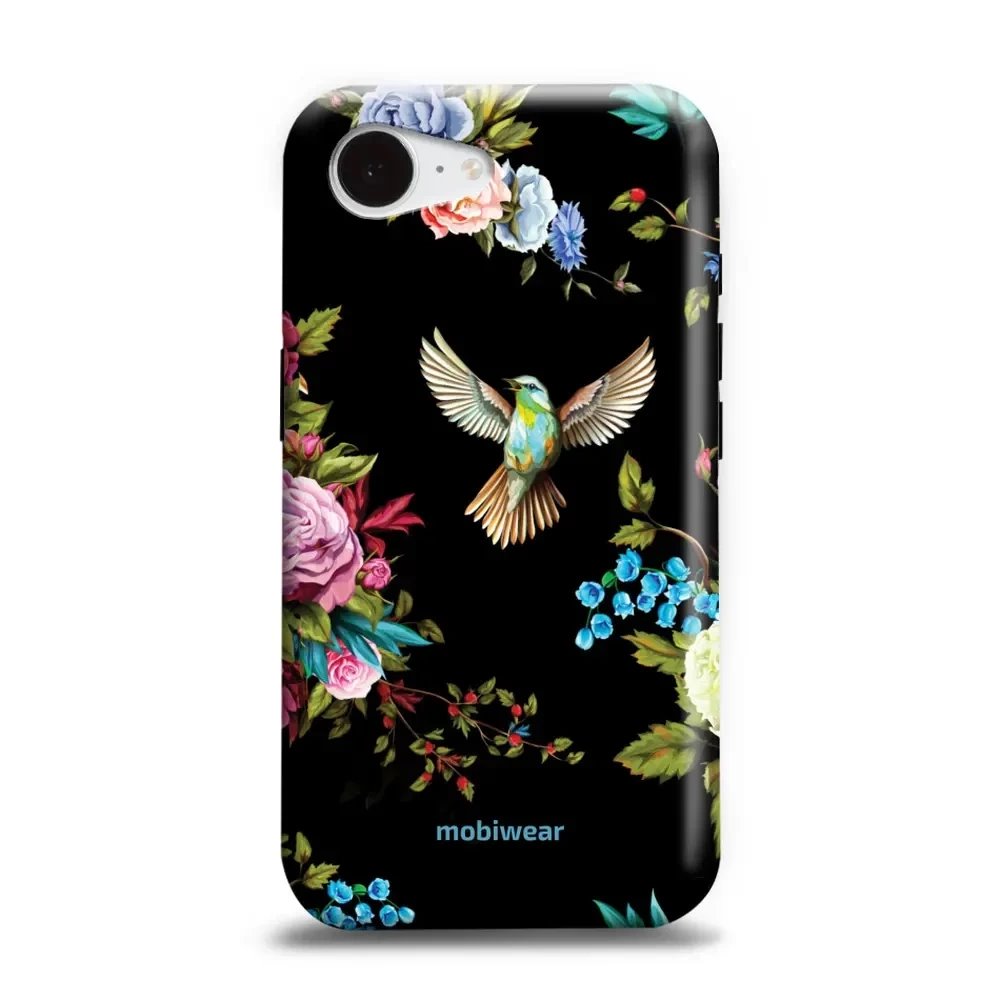 Odolný obal Mobiwear Elite Pro - Apple iPhone 16e / iPhone 17e - ED09E Ptáček a květy