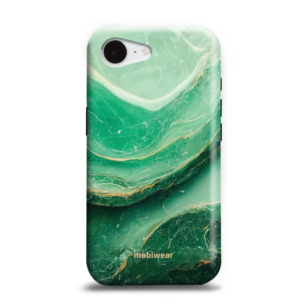 Odolný obal Mobiwear Elite Pro - Apple iPhone 16e / iPhone 17e - EP38E Zelený mramor