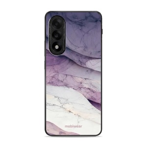 Lesklý kryt Mobiwear Glossy - OnePlus Nord 5 - G028G - Bílý a fialový mramor