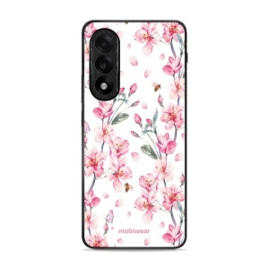 Lesklý kryt Mobiwear Glossy - OnePlus Nord 5 - G033G - Růžové květy