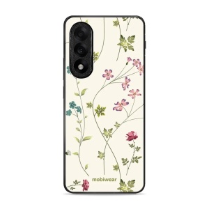 Lesklý kryt Mobiwear Glossy - OnePlus Nord 5 - G035G - Tenké rostlinky s květy