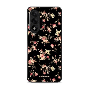 Lesklý kryt Mobiwear Glossy - OnePlus Nord 5 - G039G - Květy na černé