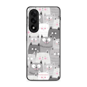 Lesklý kryt Mobiwear Glossy - OnePlus Nord 5 - G045G - Kočičky