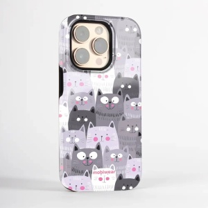 Odolný obal Mobiwear Elite Pro - Google Pixel 9 Pro XL - E099E Kočičky