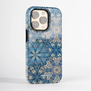 Odolný obal Mobiwear Elite Pro - Google Pixel 9 Pro XL - E108E Modré mandala květy
