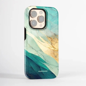 Odolný obal Mobiwear Elite Pro - Google Pixel 9 Pro XL - EP37E Zlatavý a zelenkavý mramor