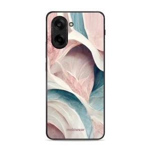 Lesklý kryt Mobiwear Glossy - OnePlus Nord CE5 - G026G - Růžový a zelenkavý mramor