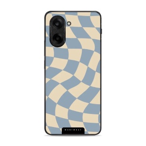 Lesklý kryt Mobiwear Glossy - OnePlus Nord CE5 - GA59G Modrá a béžová šachovnice