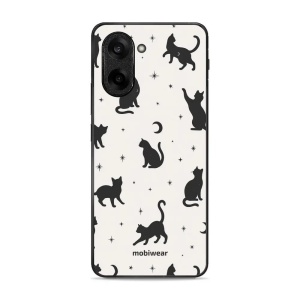 Lesklý kryt Mobiwear Glossy - OnePlus Nord CE5 - V162S Noční kočičky
