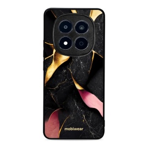 Lesklý kryt Mobiwear Glossy - Xiaomi Redmi Note 15 Pro Plus 5G - G021G Černý a zlatavý mramor