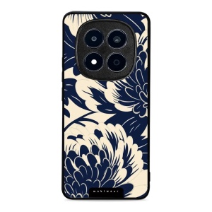 Lesklý kryt Mobiwear Glossy - Xiaomi Redmi Note 15 Pro Plus 5G - GA40G Modré a béžové květy