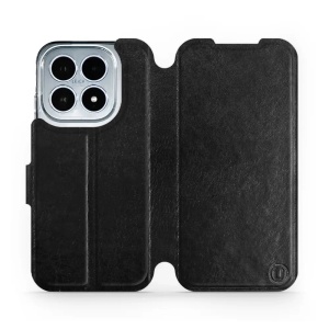 Flipové pouzdro Mobiwear - Xiaomi 17 - Černé a šedé
