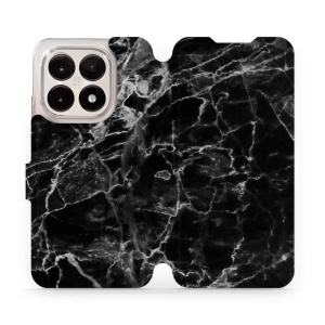 Flipové pouzdro Mobiwear - Xiaomi 15T - V056P Černý mramor