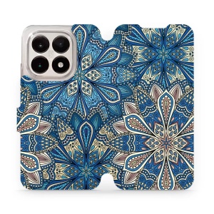 Flipové pouzdro Mobiwear - Xiaomi 15T - V108P Modré mandala květy