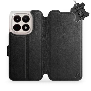 Kožené flip pouzdro Mobiwear - Xiaomi 15T - Černé