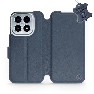 Kožené flip pouzdro Mobiwear - Xiaomi 17 - Modré