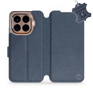 Kožené flip pouzdro Mobiwear - Xiaomi 15T Pro - Modré