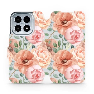 Flipové pouzdro Mobiwear - Xiaomi 17 - MP02S Pastelové květy