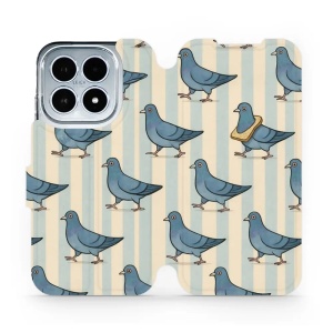 Flipové pouzdro Mobiwear - Xiaomi 17 - VP91S Holubi