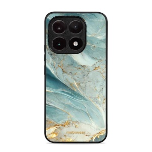 Lesklý kryt Mobiwear Glossy - Xiaomi 15T - G022G Zelenkavý a zlatavý mramor
