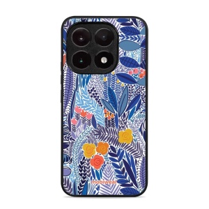 Lesklý kryt Mobiwear Glossy - Xiaomi 15T - G037G - Modrá květena