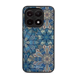 Lesklý kryt Mobiwear Glossy - Xiaomi 15T - G038G - Modré mandala květy
