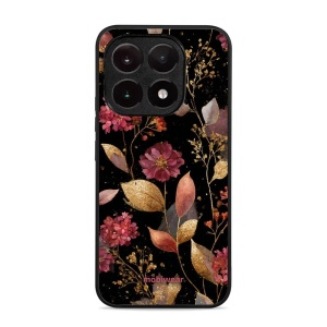 Lesklý kryt Mobiwear Glossy - Xiaomi 15T - V171S Zlatavé lístky a květy