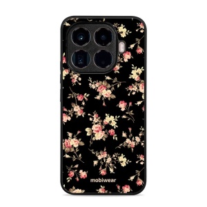 Lesklý kryt Mobiwear Glossy - Xiaomi 15T Pro - G039G - Květy na černé