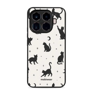 Lesklý kryt Mobiwear Glossy - Xiaomi 15T Pro - V162S Noční kočičky