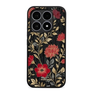 Lesklý kryt Mobiwear Glossy - Xiaomi 17 - V172S Červená kvítka