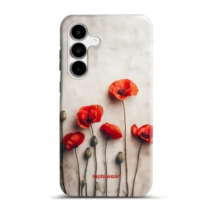 Odolný obal Mobiwear Elite Pro - Samsung Galaxy S25 FE - EP42E Vlčí máky