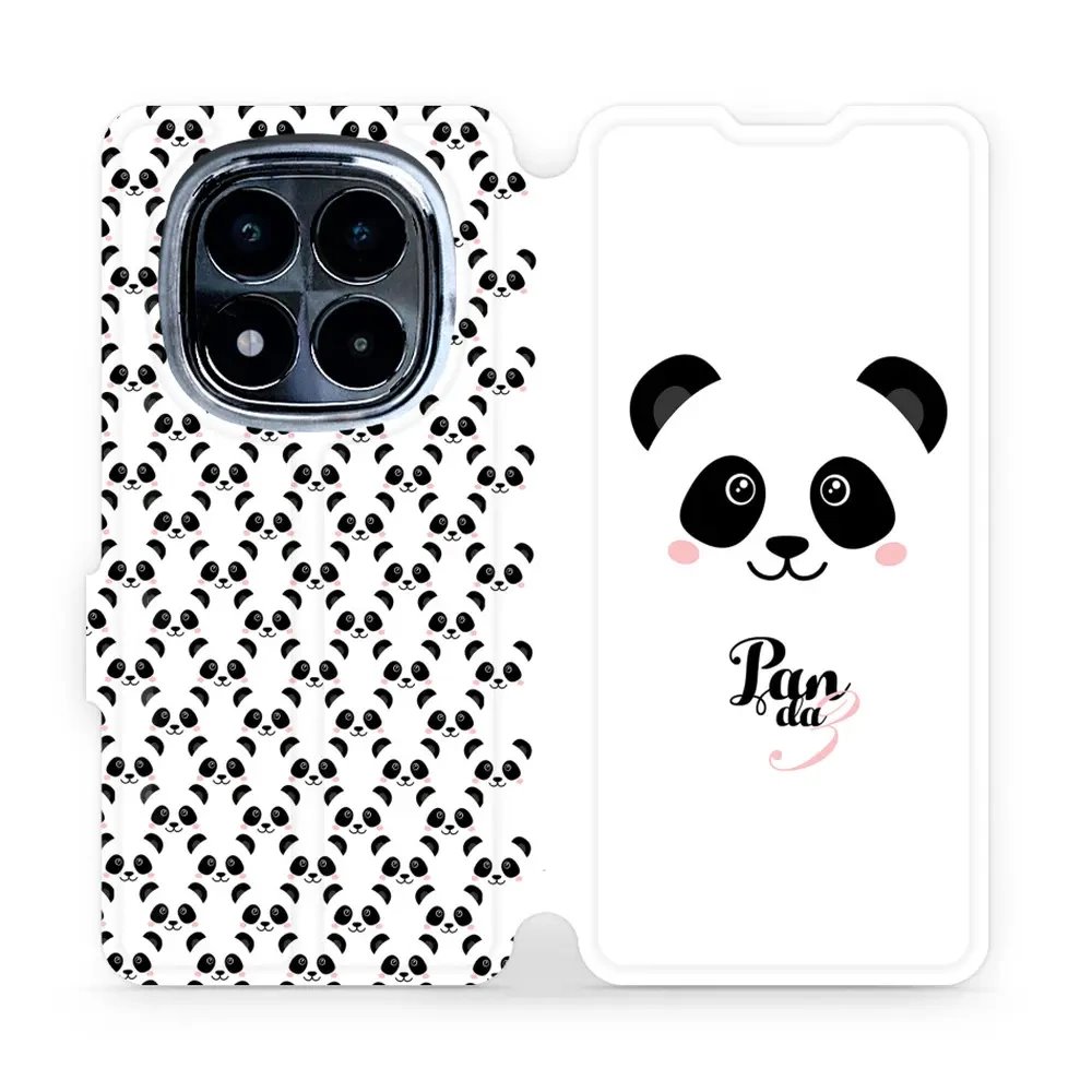 Flipové pouzdro Mobiwear - Xiaomi Redmi Note 14 Pro 4G - M030P Panda Amálka