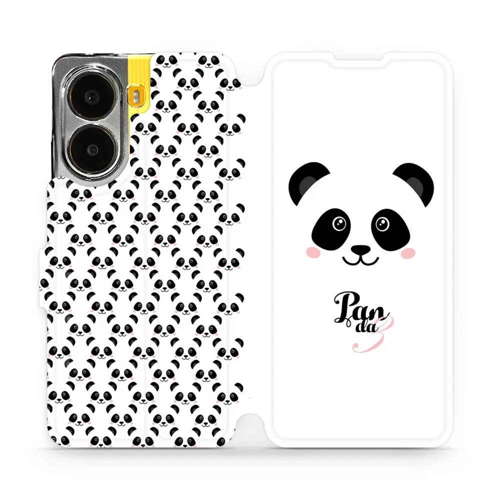 Flipové pouzdro Mobiwear - Xiaomi Poco X7 Pro - M030P Panda Amálka