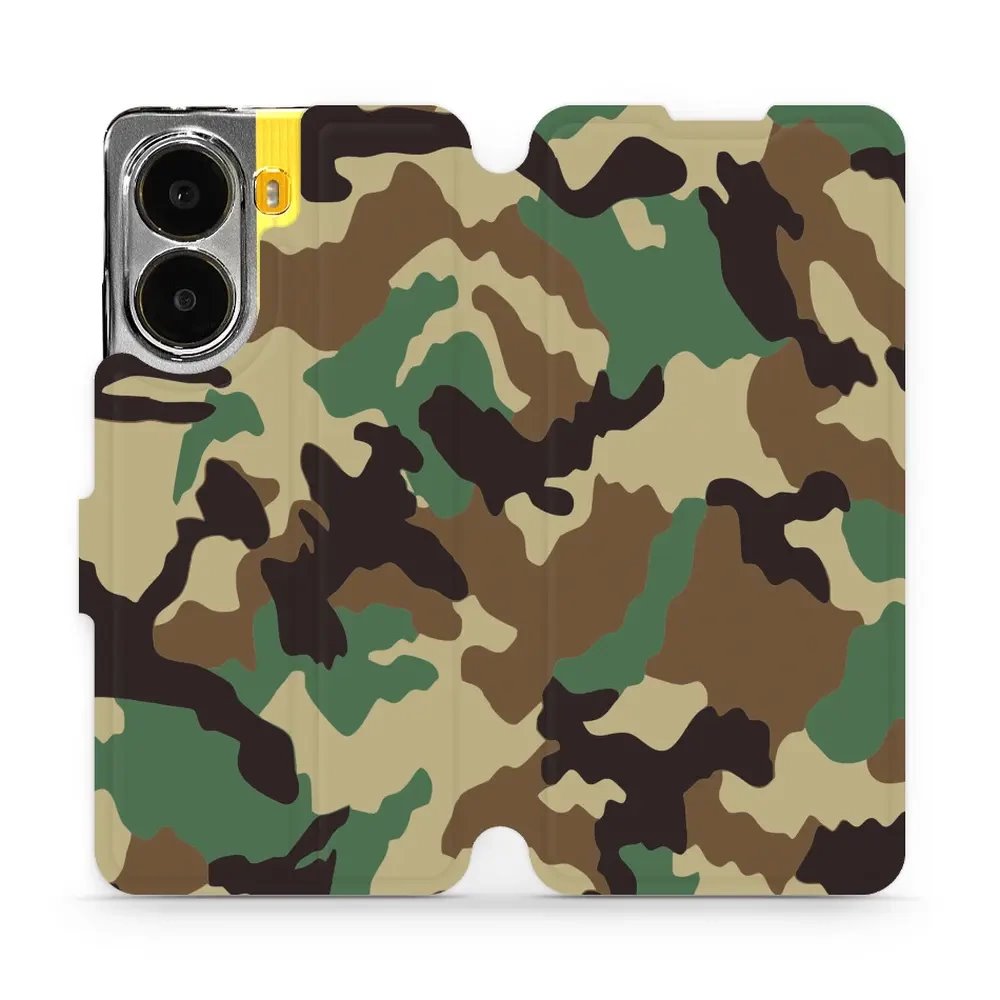 Flipové pouzdro Mobiwear - Xiaomi Poco X7 Pro - V111P Maskáče