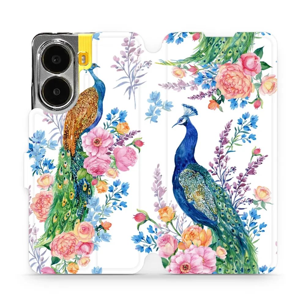 Flipové pouzdro Mobiwear - Xiaomi Poco X7 Pro - MX08S Pávi