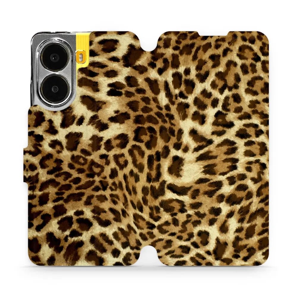 Flipové pouzdro Mobiwear - Xiaomi Poco X7 Pro - VA33P Leopardí vzor
