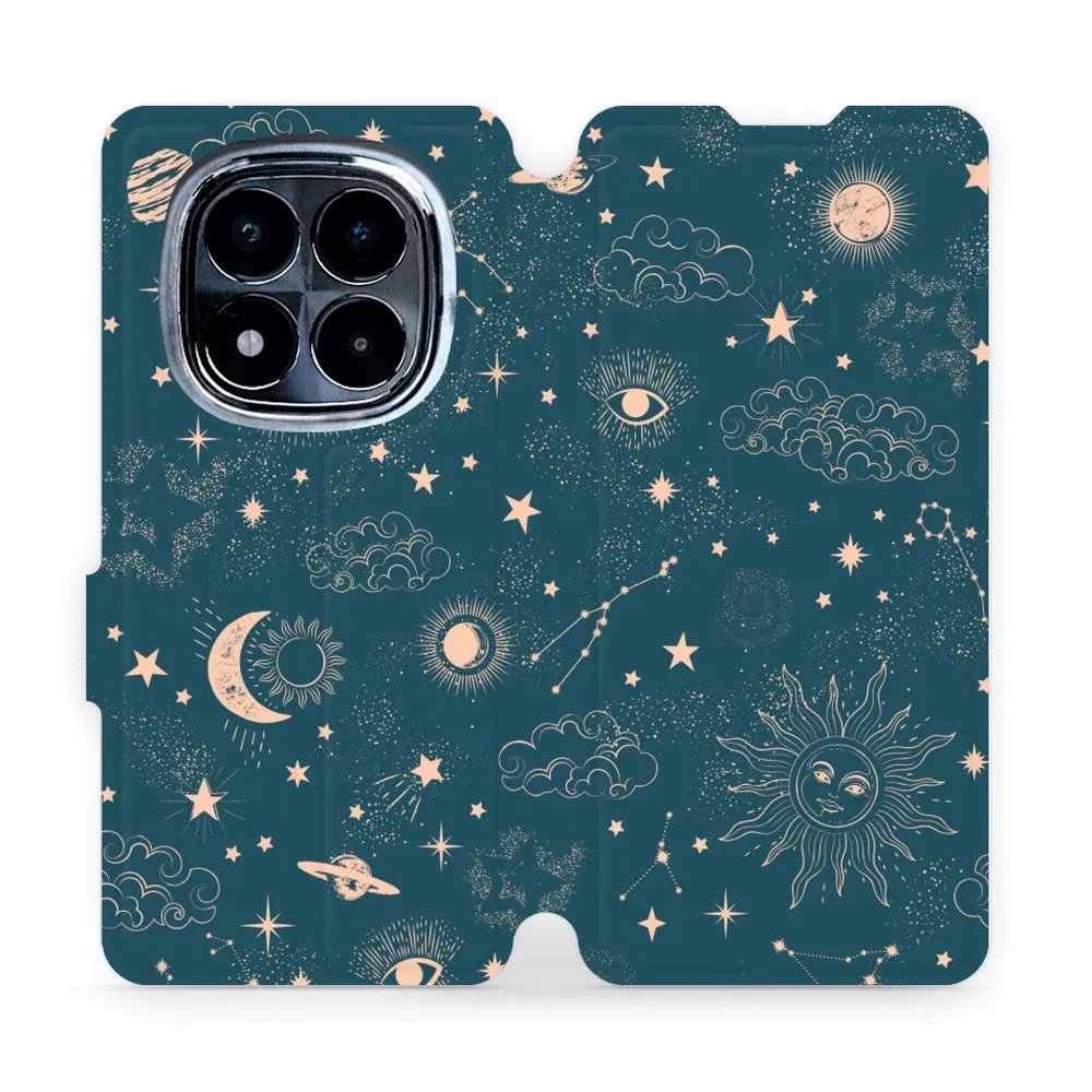 Flipové pouzdro Mobiwear - Xiaomi Redmi Note 14 Pro 4G - VP14S Magický vesmír