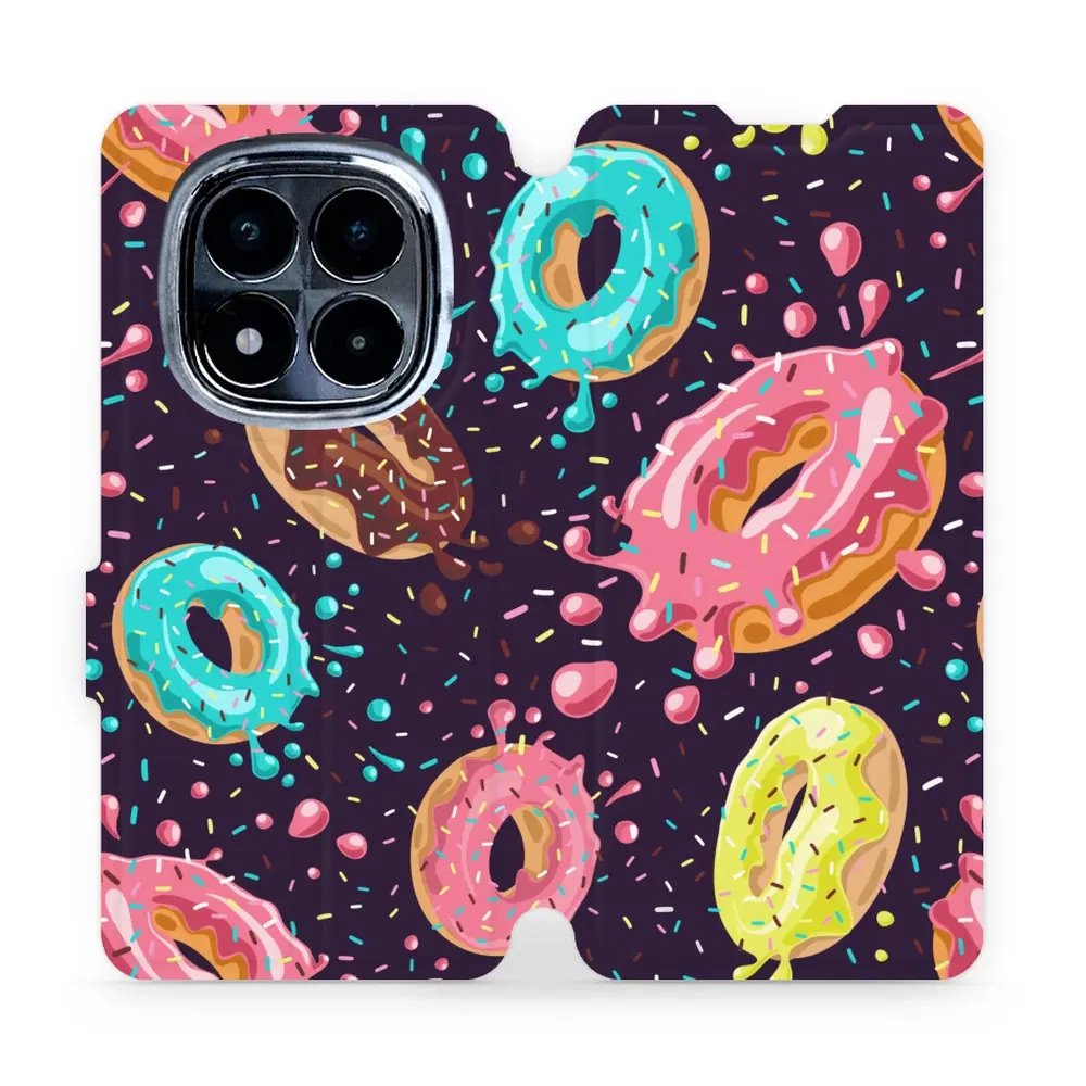 Flipové pouzdro Mobiwear - Xiaomi Redmi Note 14 Pro 4G - VP19S Donutky