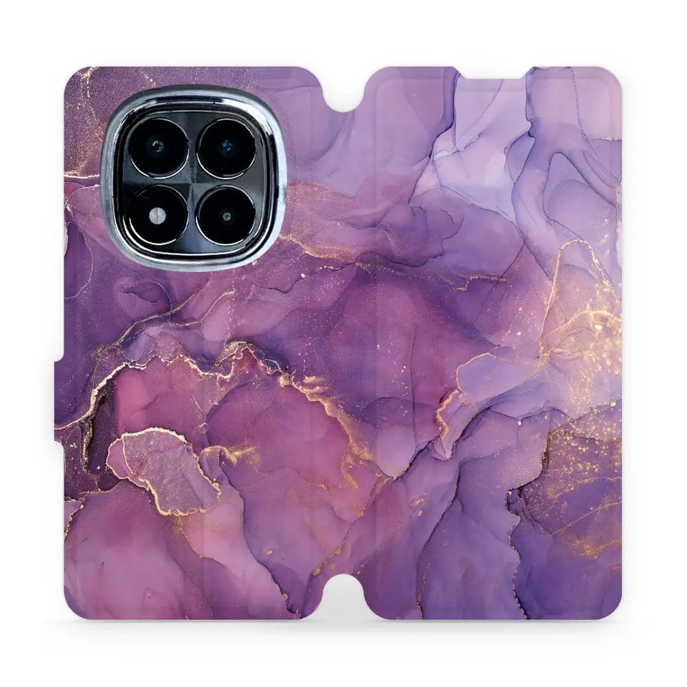 Flipové pouzdro Mobiwear - Xiaomi Redmi Note 14 Pro 4G - VP20S Fialový mramor