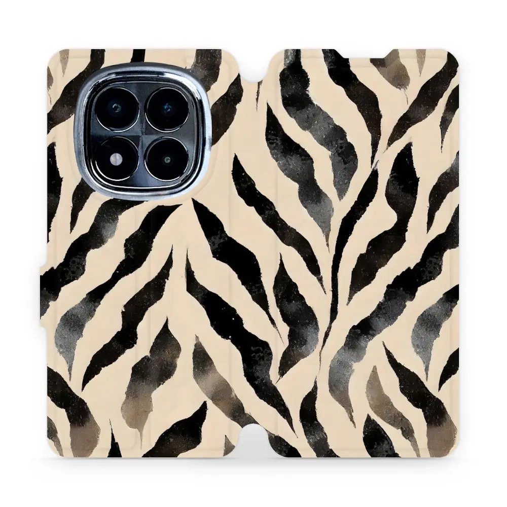 Flipové pouzdro Mobiwear - Xiaomi Redmi Note 14 Pro 4G - VA53S Zebří