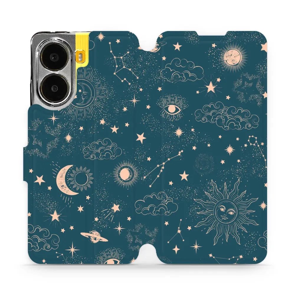 Flipové pouzdro Mobiwear - Xiaomi Poco X7 Pro - VP14S Magický vesmír