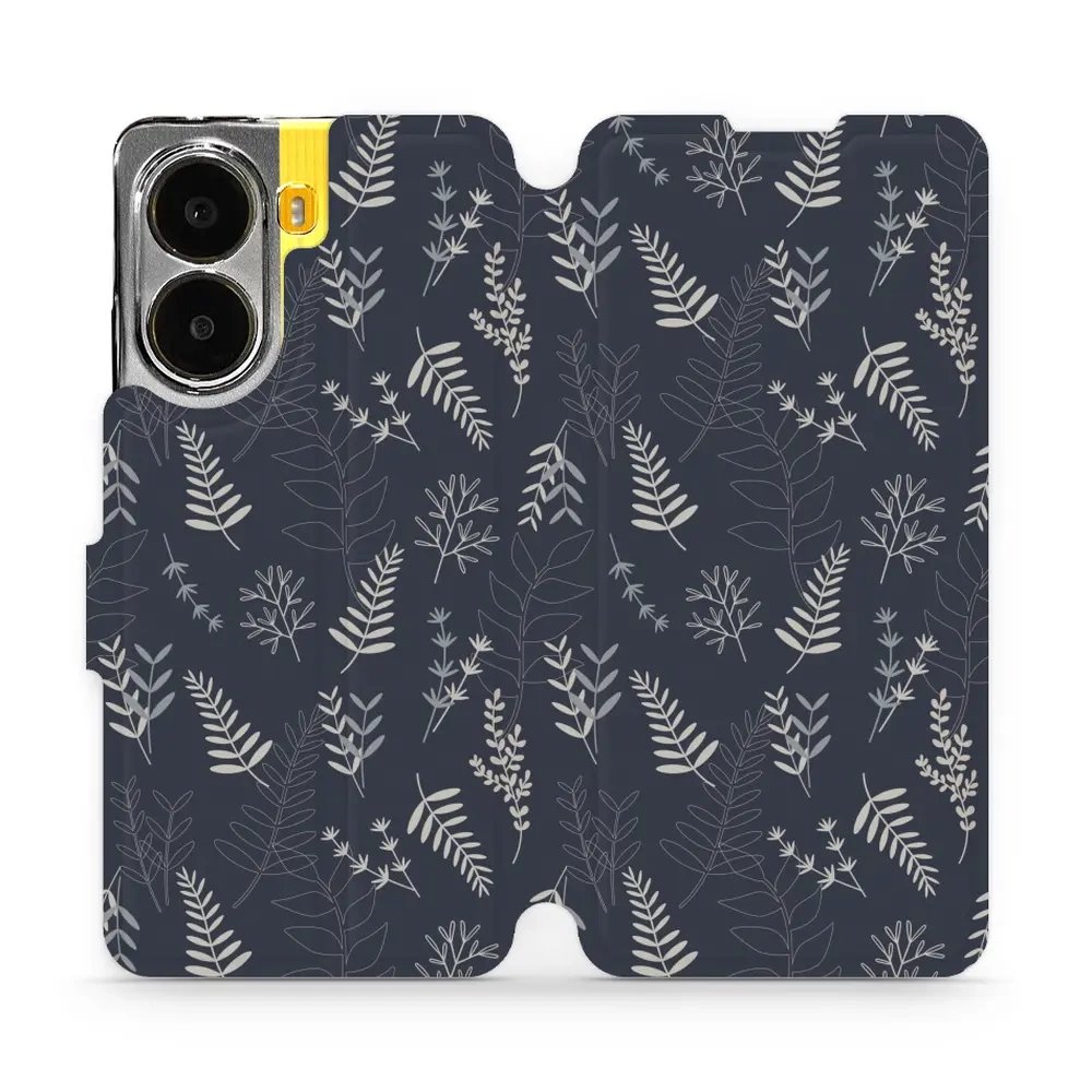 Flipové pouzdro Mobiwear - Xiaomi Poco X7 Pro - VP15S Kapradiny