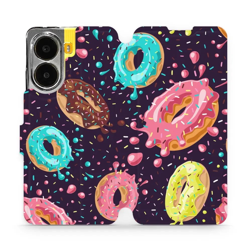 Flipové pouzdro Mobiwear - Xiaomi Poco X7 Pro - VP19S Donutky