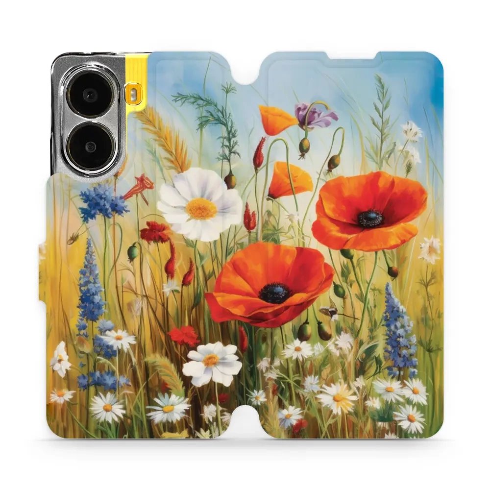 Flipové pouzdro Mobiwear - Xiaomi Poco X7 Pro - VP43S Letní louka